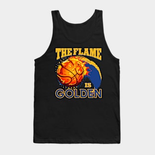 THE FLAME IS GOLDEN BASKETBALL Tank Top